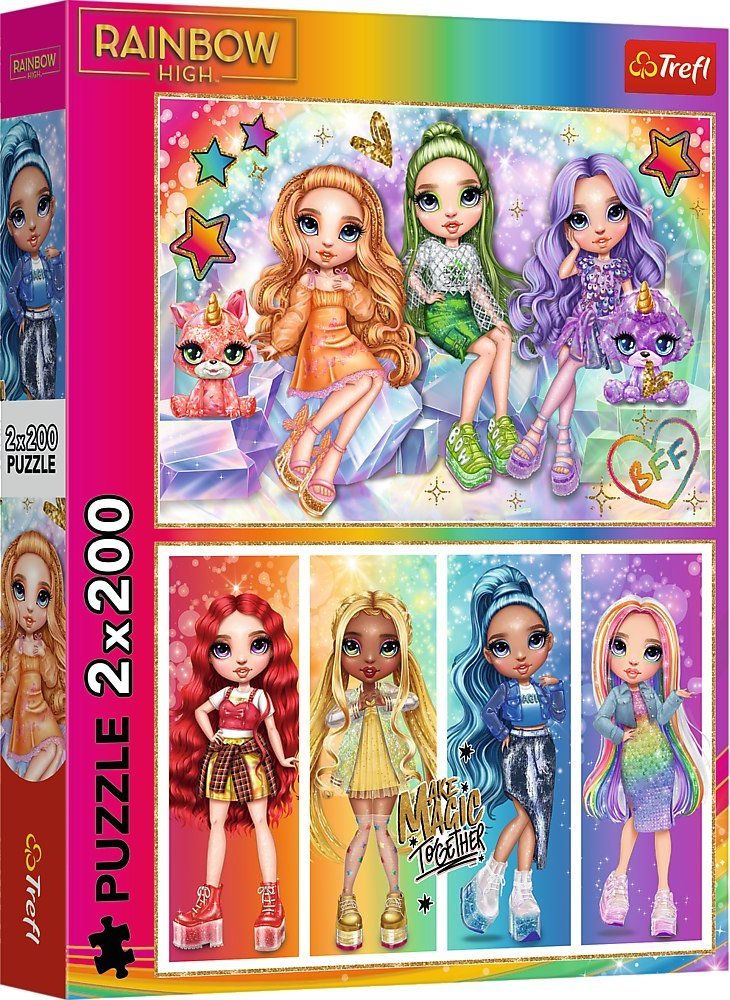 PUZZLE 2X200EL TREFL TECZOWE LALKI PUD 8
