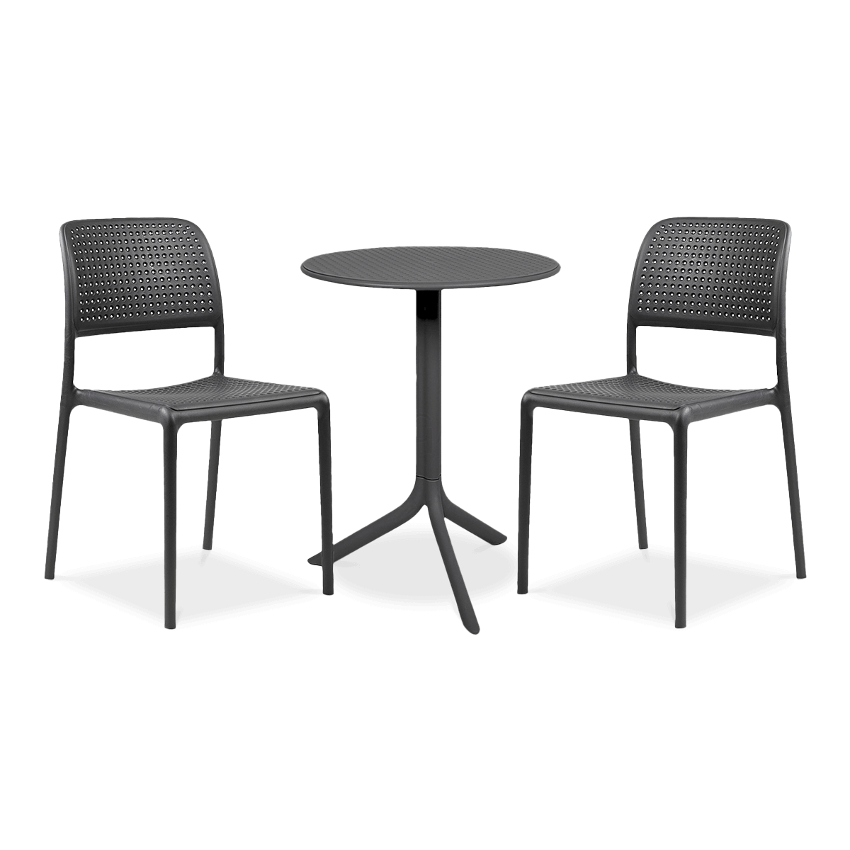 Zestaw Nardi BORA BISTROT/STEP 2+1 Antracite