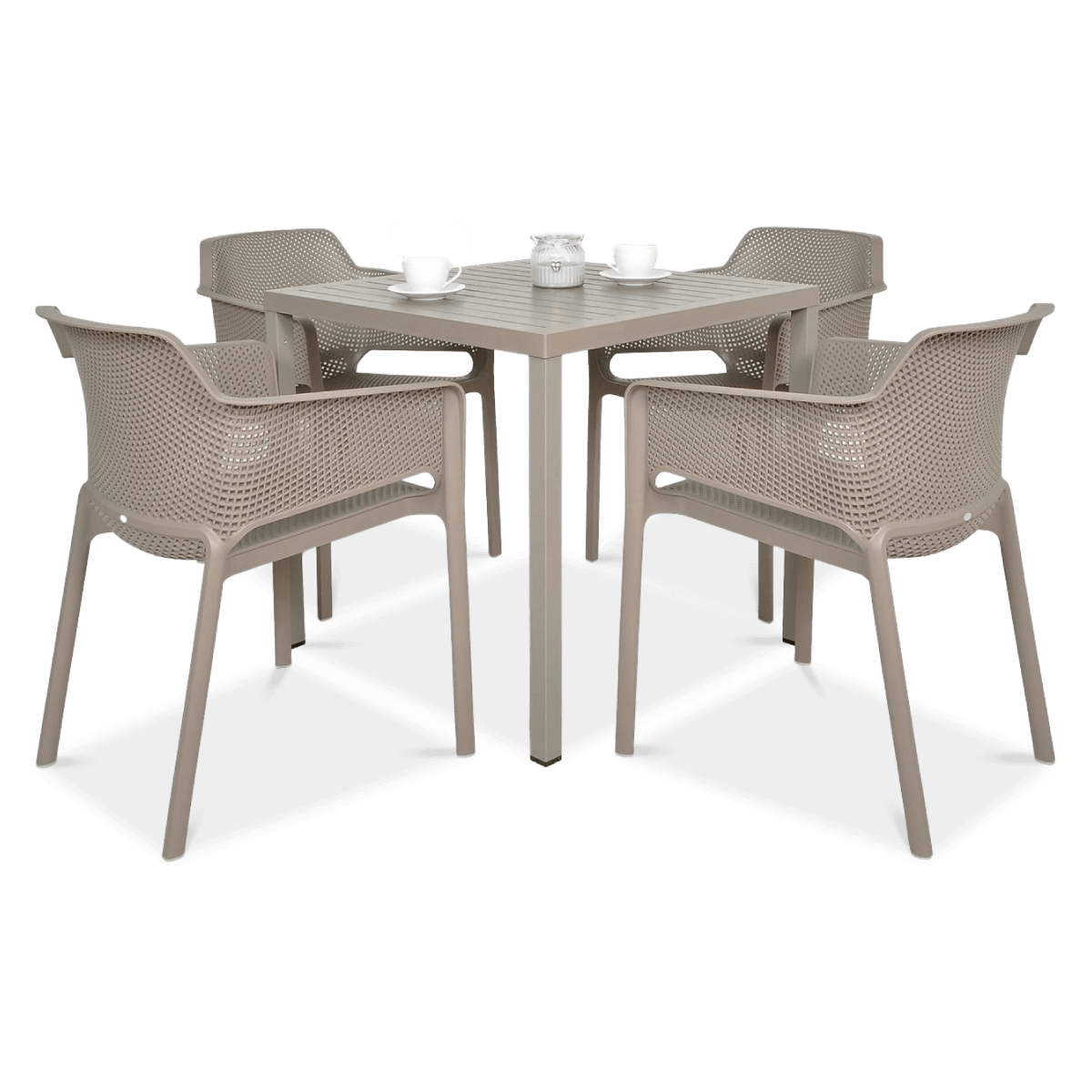 Zestaw Nardi NET/CUBE 80 4+1 Tortora