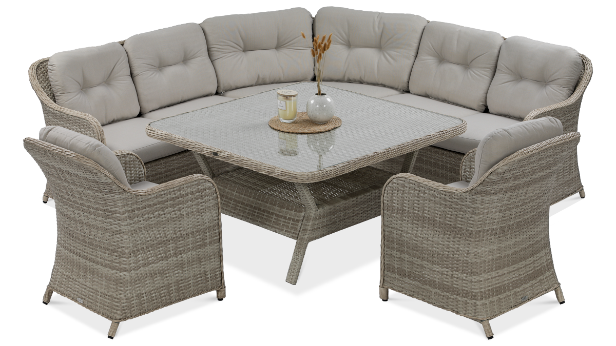 Narożnik z technorattanu SAVONA Beige