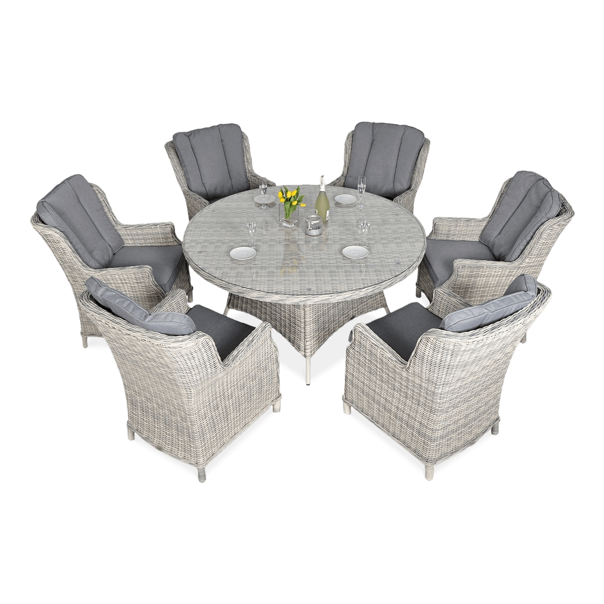 Focus Zestaw Ravena 6+1 white grey