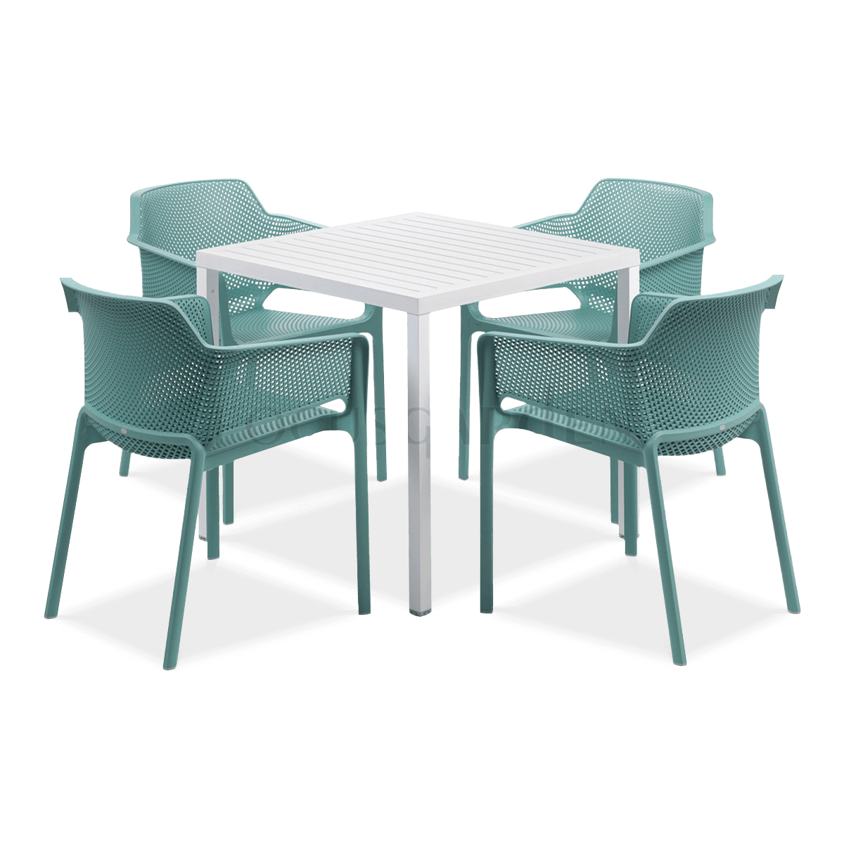 Zestaw Nardi NET/CUBE 80 4+1 Salice Bianco