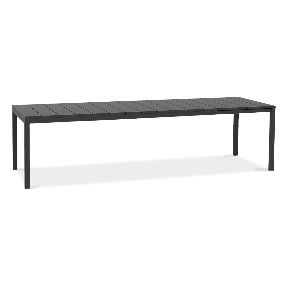 Nardi Stół ogrodowy rozkładany Rio Antracite 100 x 210/280 x 76 cm