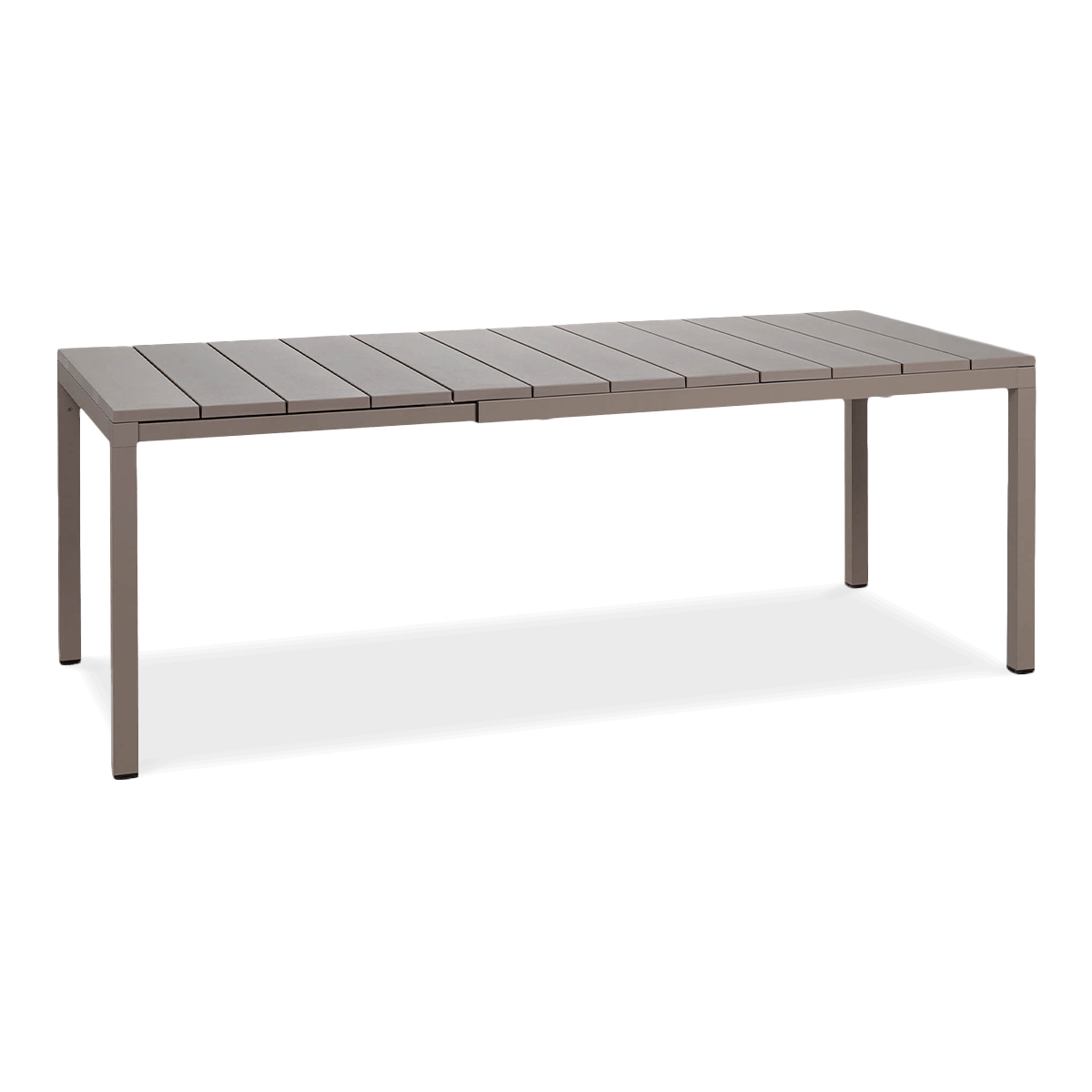 Stół ogrodowy rozkładany Rio 140-210x85 cm brązowoszary