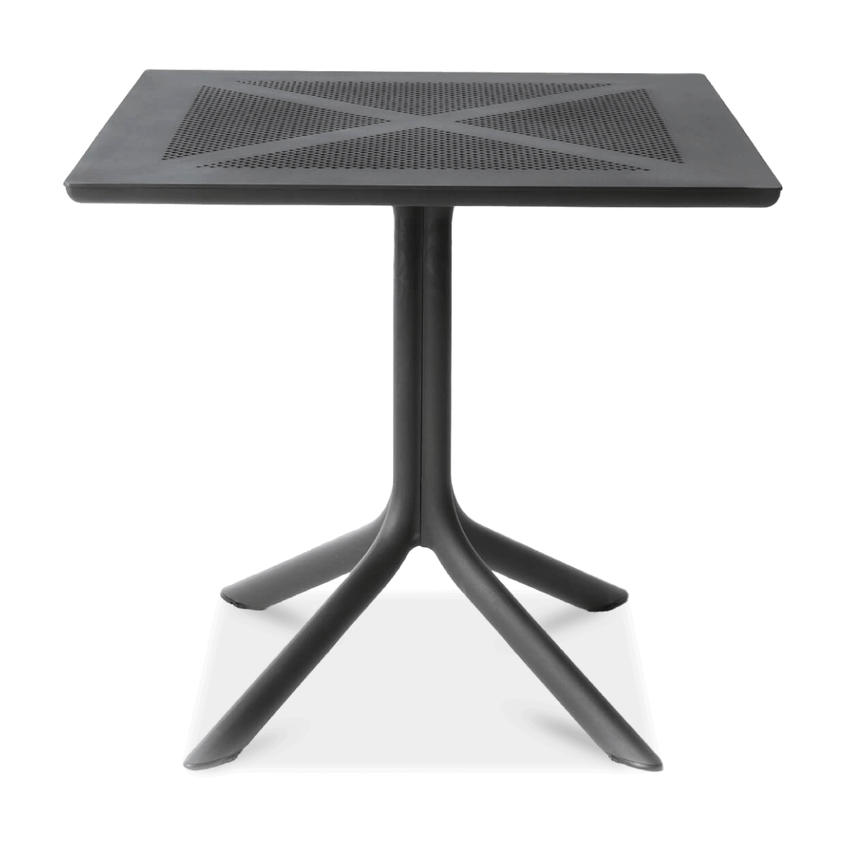 Nardi Stół Clip X 80x80 antracyt