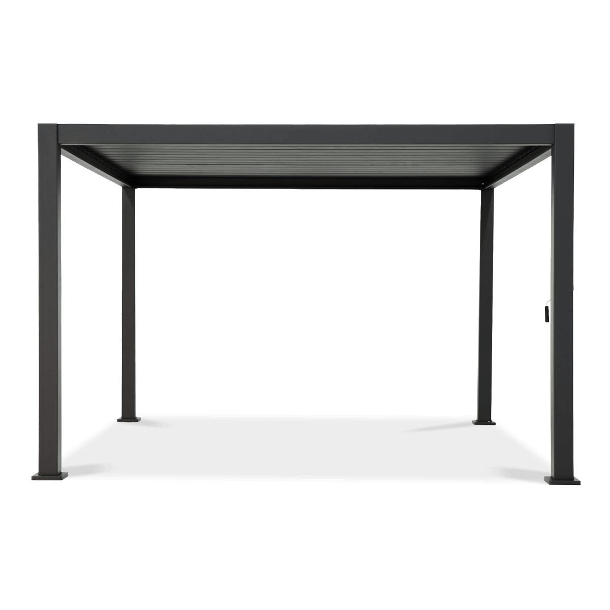 Pergola ogrodowa aluminiowa Premium Anthracite 3x4 - Gutroof