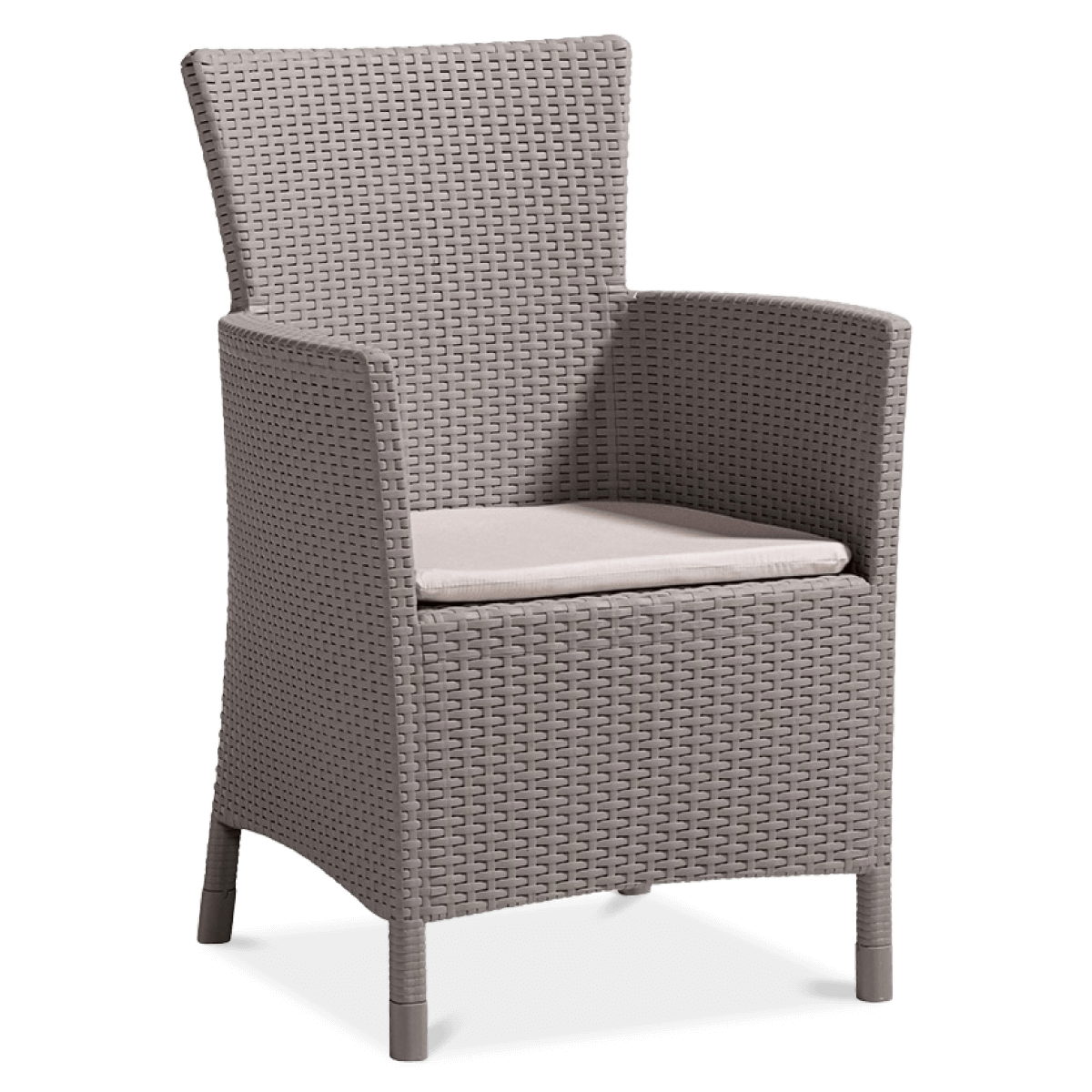 ALLIBERT Fotel ogrodowy Iowa Cappuccino piaskowy 17197853 / 215519