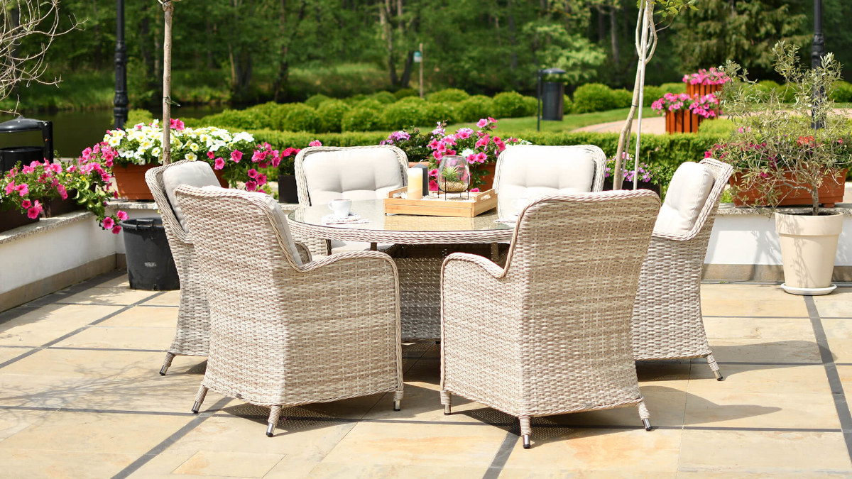 Meble z technorattanu BARCELONA Beige