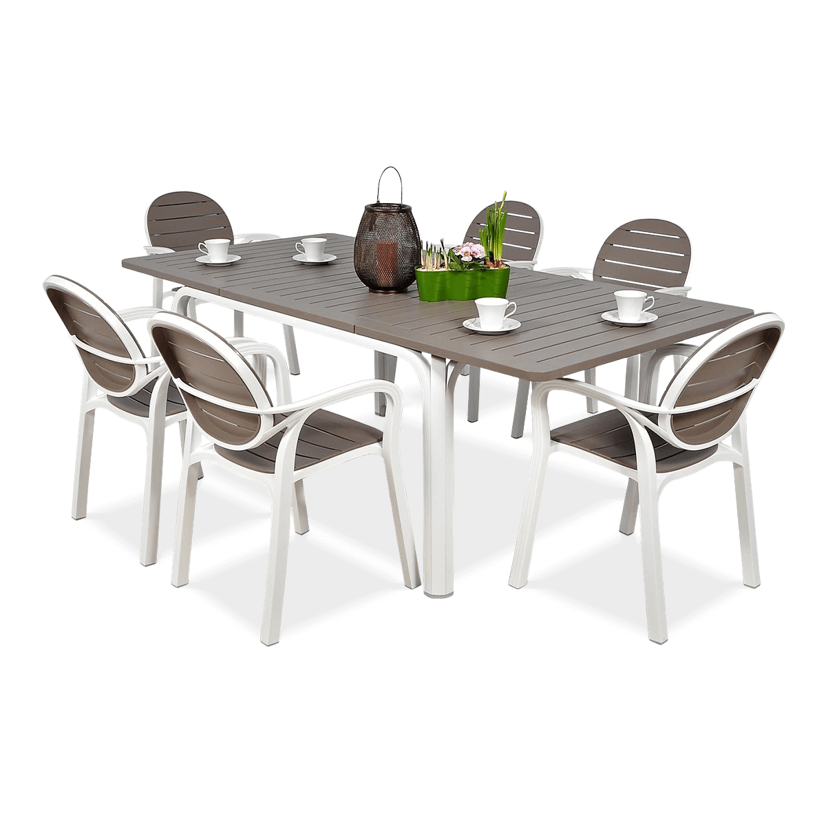 Zestaw ogrodowy Nardi PALMA/ALLORO - 10/210 Bianco Tortora