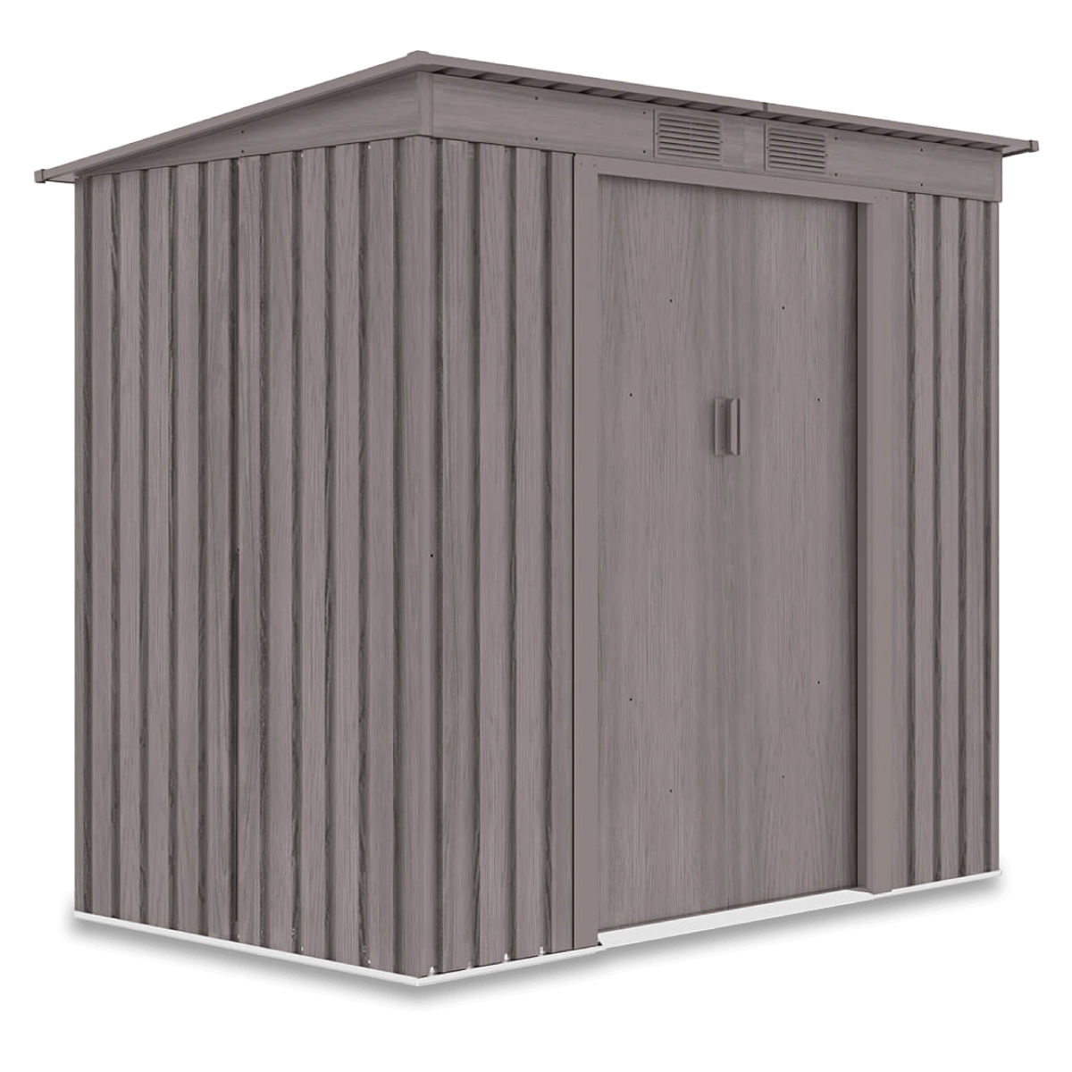 Szopa narzędziowa OREGON 201x121cm Light Wood, metalowa, z przesuwanymi drzwiami, idealna do przechowywania narzędzi ogrodowych i sprzętu Hardmaister