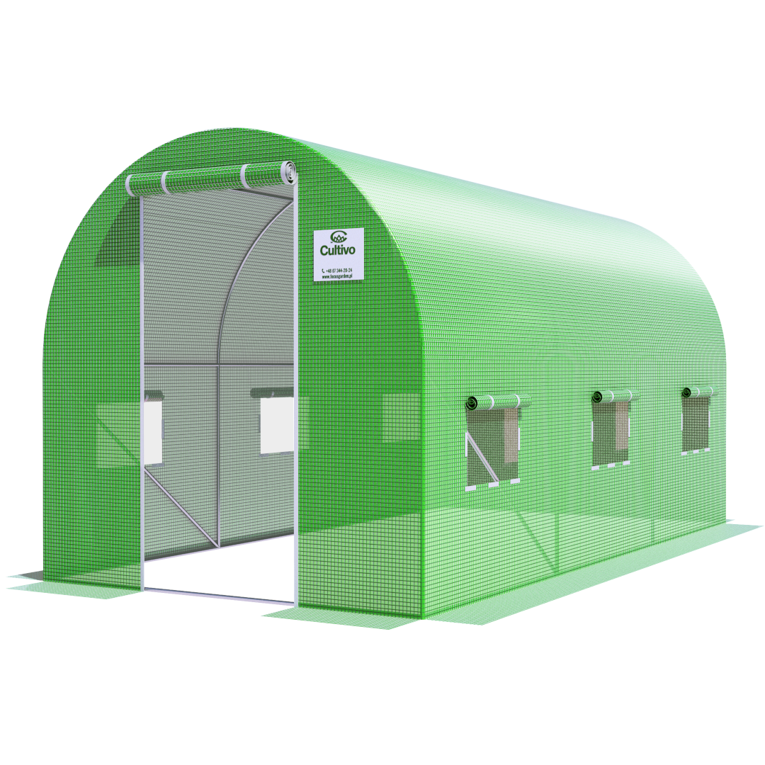 Tunel foliowy 2x4x2 - 8m2 Zielony