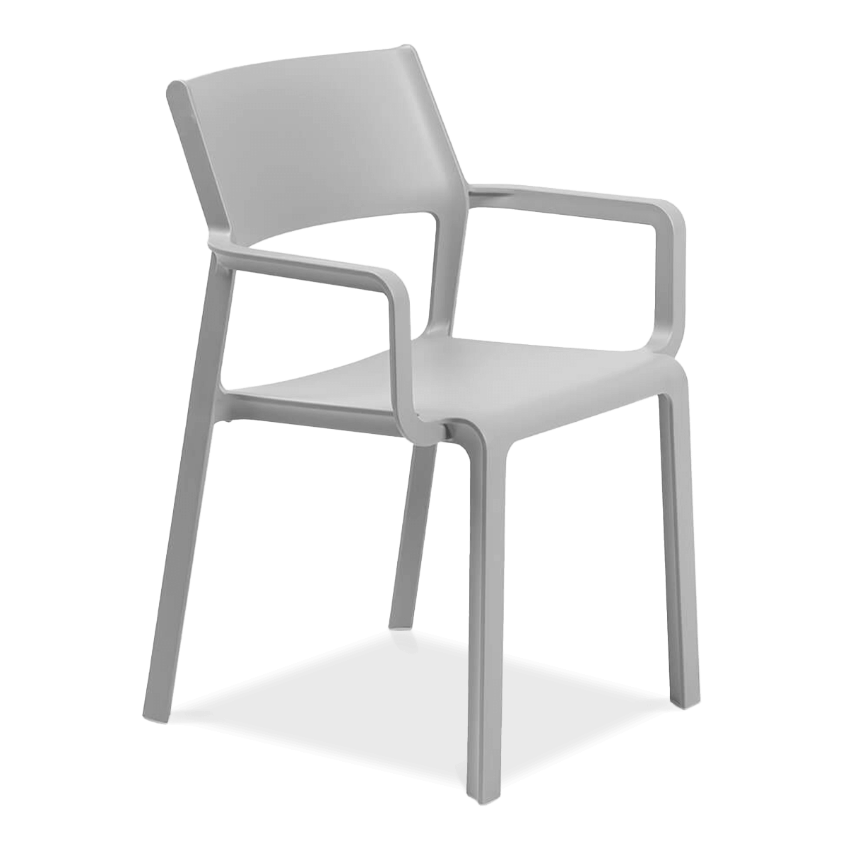 D2.Design Krzesło Trill z podłokietnikami szare 206398