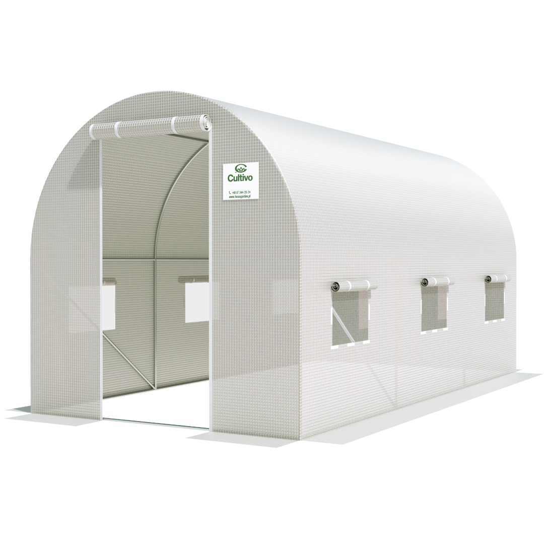 Tunel foliowy 2x4x2 - 8m2 Biały