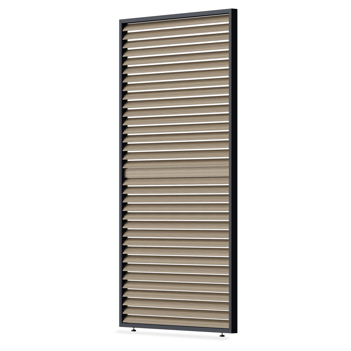 Panel żaluzjowy poziomy regulowany do pergoli ELEGANCE/DELUXE/FUSION 1.3 m Woodgrain - Gutroof