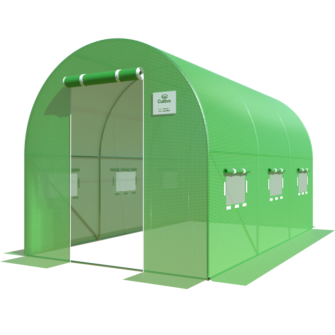 Tunel foliowy 2x3,5x2 - 7m2 Zielony