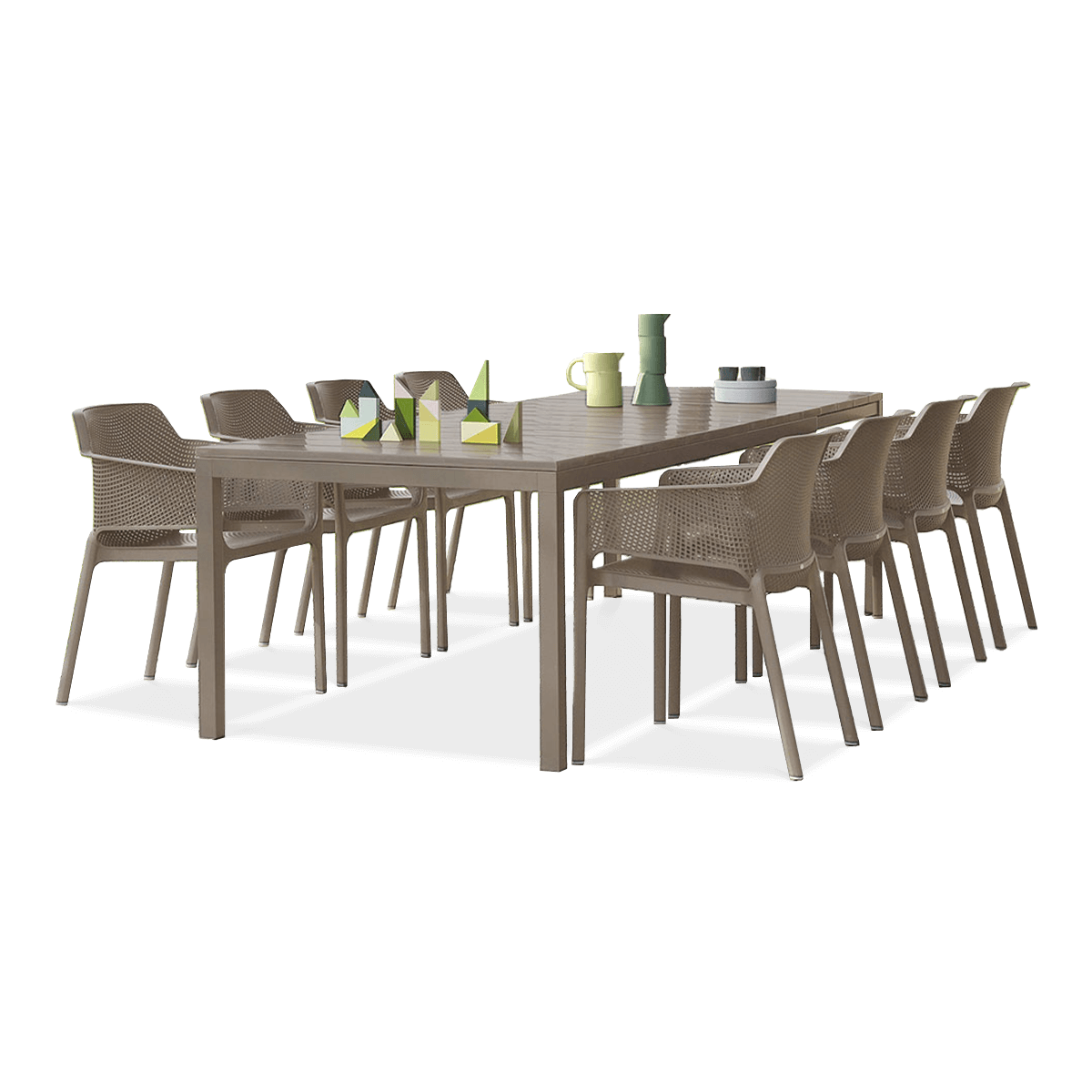 Zestaw ogrodowy Nardi NET/RIO - 10/210 Tortora