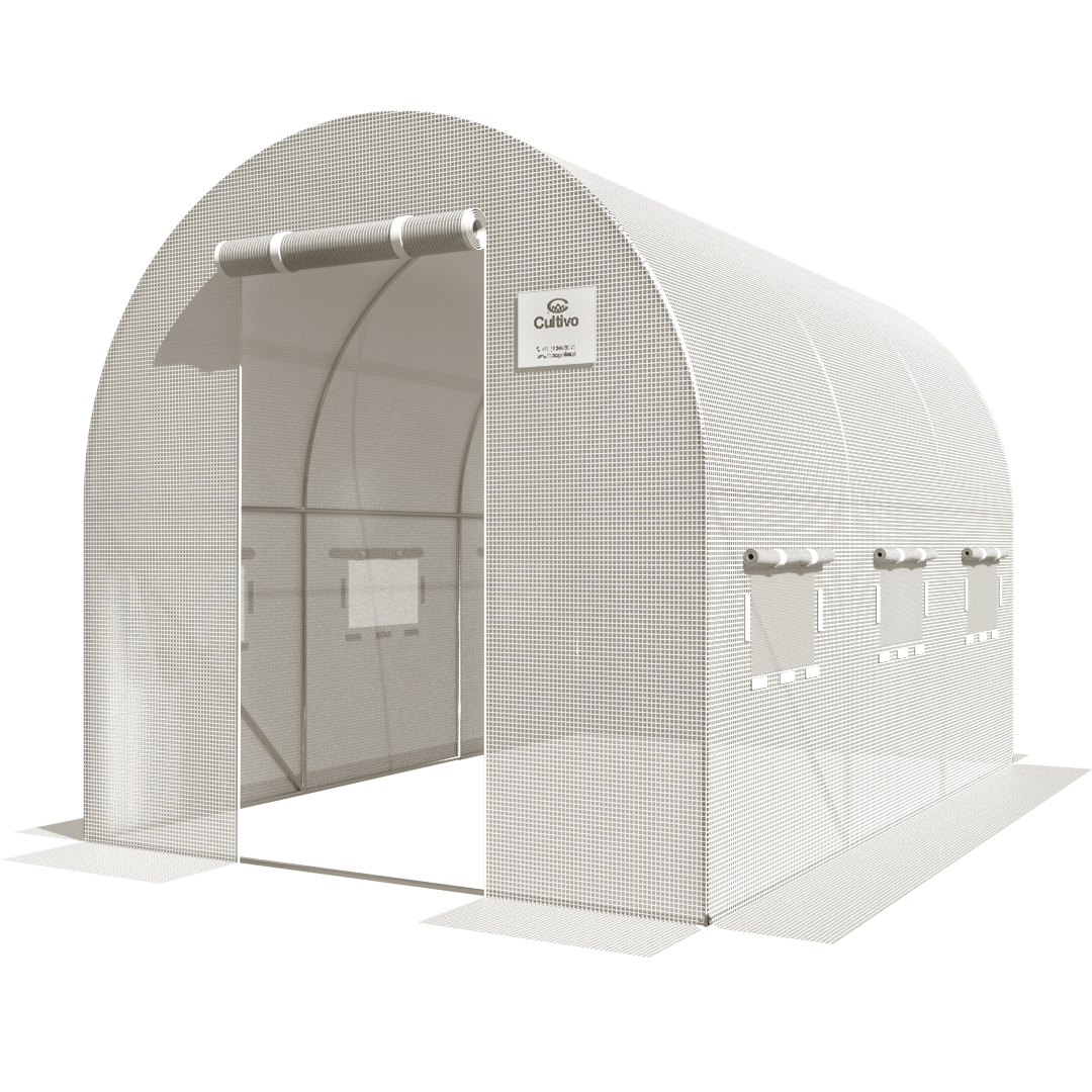 Focus Garden Tunel ogrodowy, foliowy GARDEN, biała siatka wzmacniająca, 3x2 m