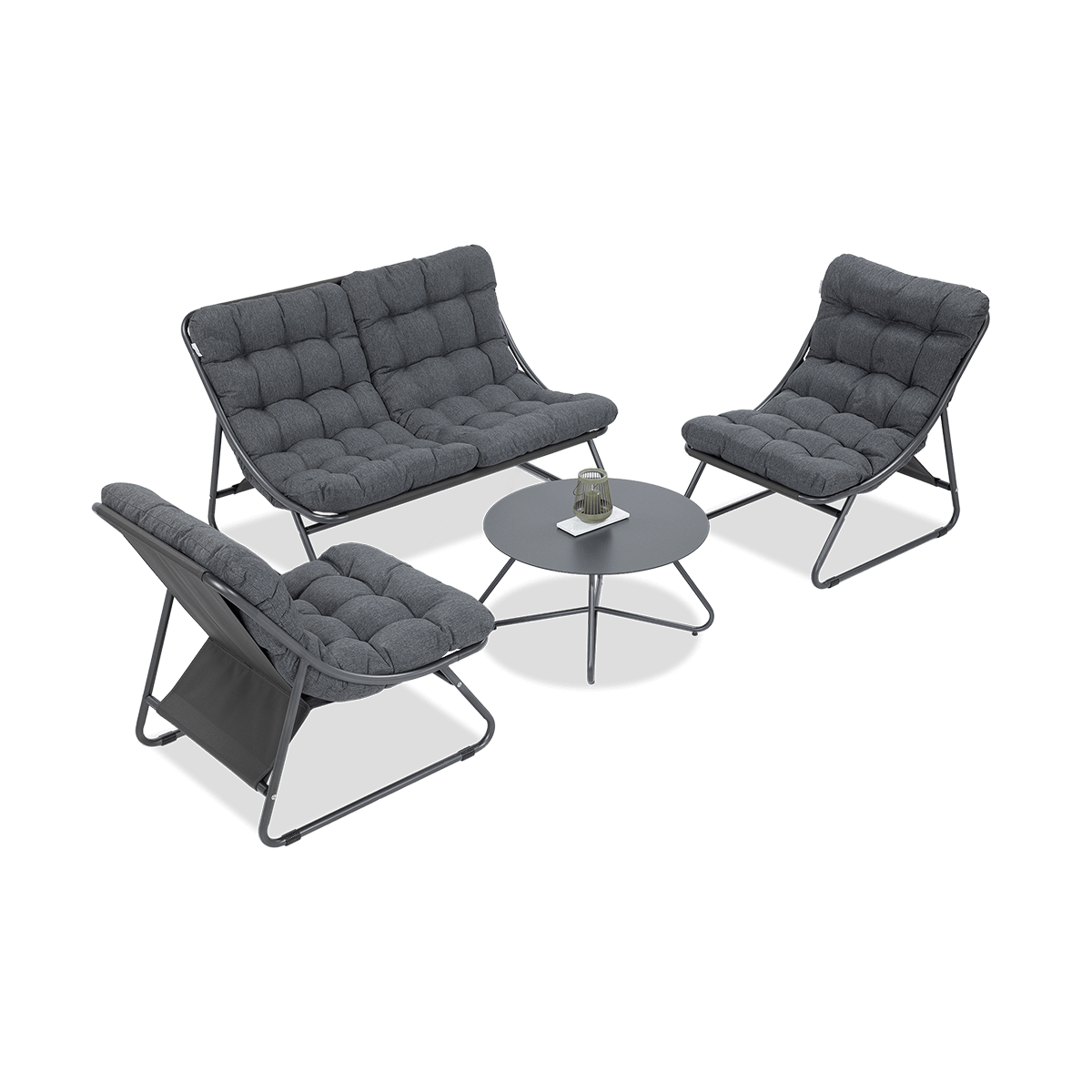 Zestaw ogrodowy VISTA CAFFE Dark Grey - Focus Garden