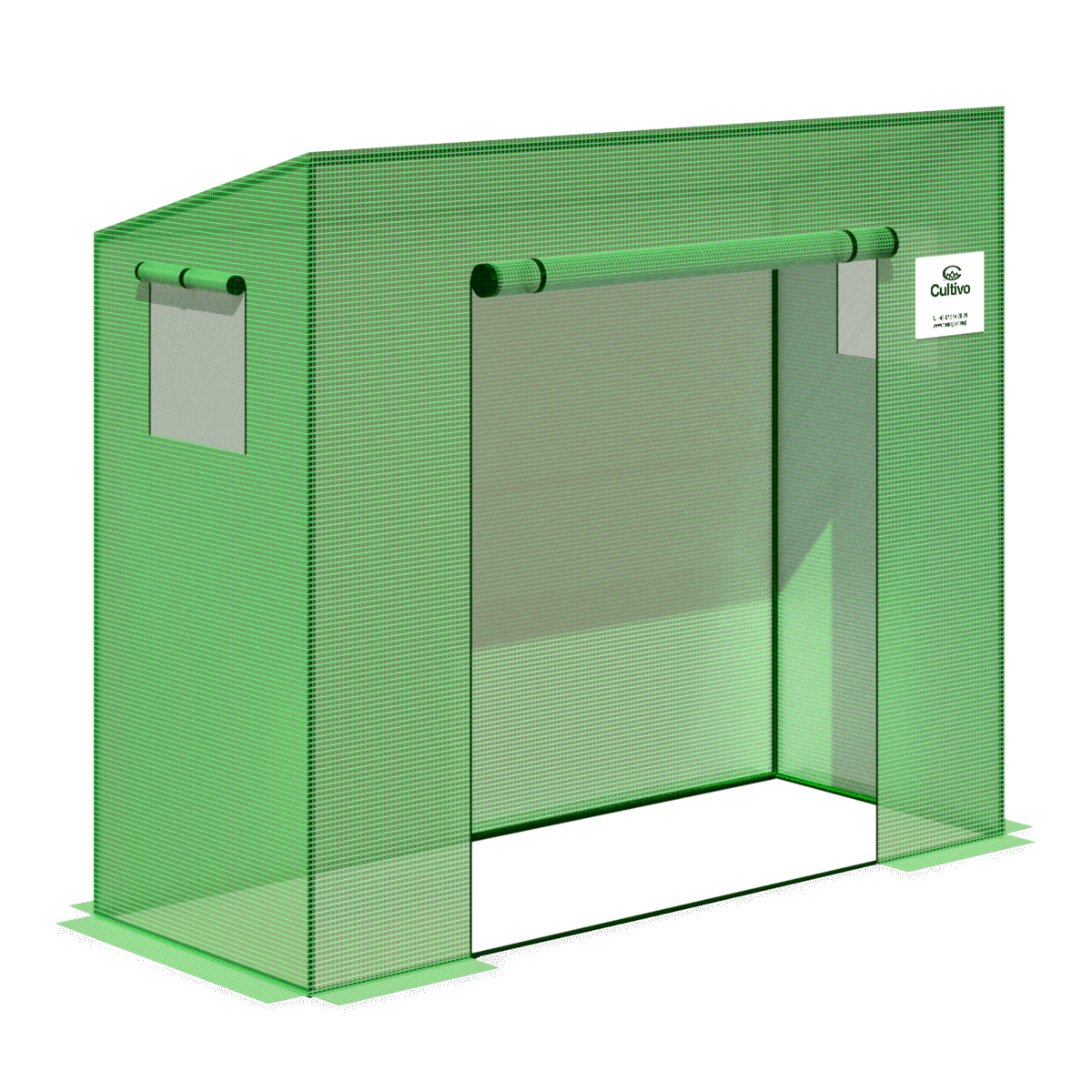 Szklarnia Foliowa Na Pomidory 200X77 Zielona