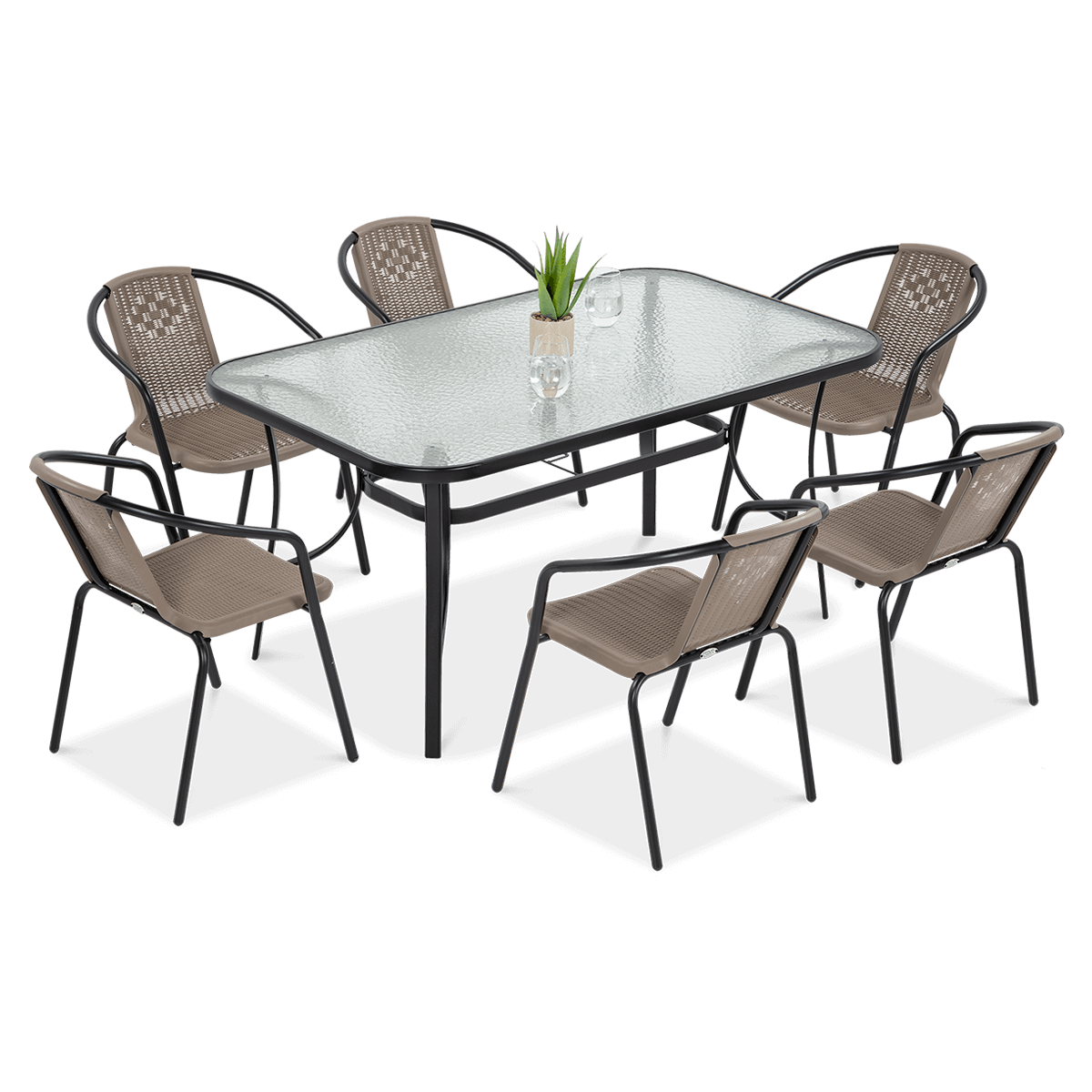 Zestaw Ogrodowy Simple 150/6 Cappuccino