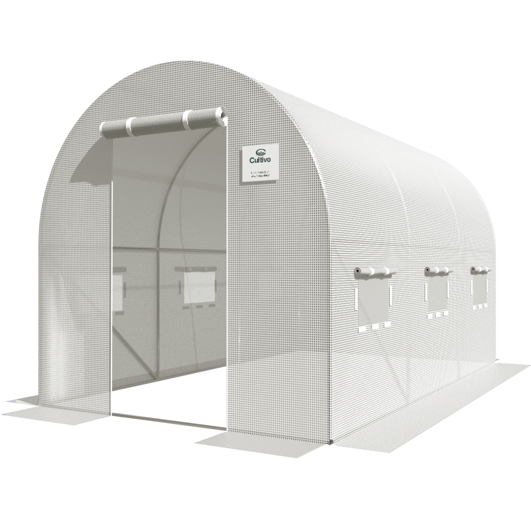 Tunel foliowy 2x3,5x2 - 7m2 Biały