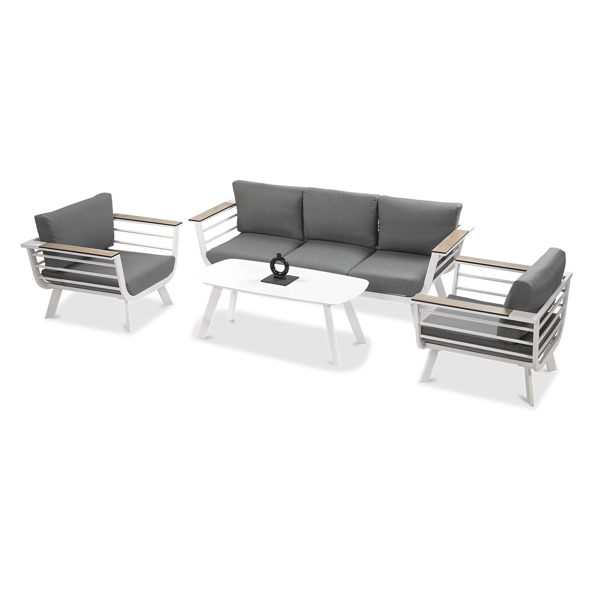 Zestaw ogrodowy ASPEN CAFFE White - Furrore