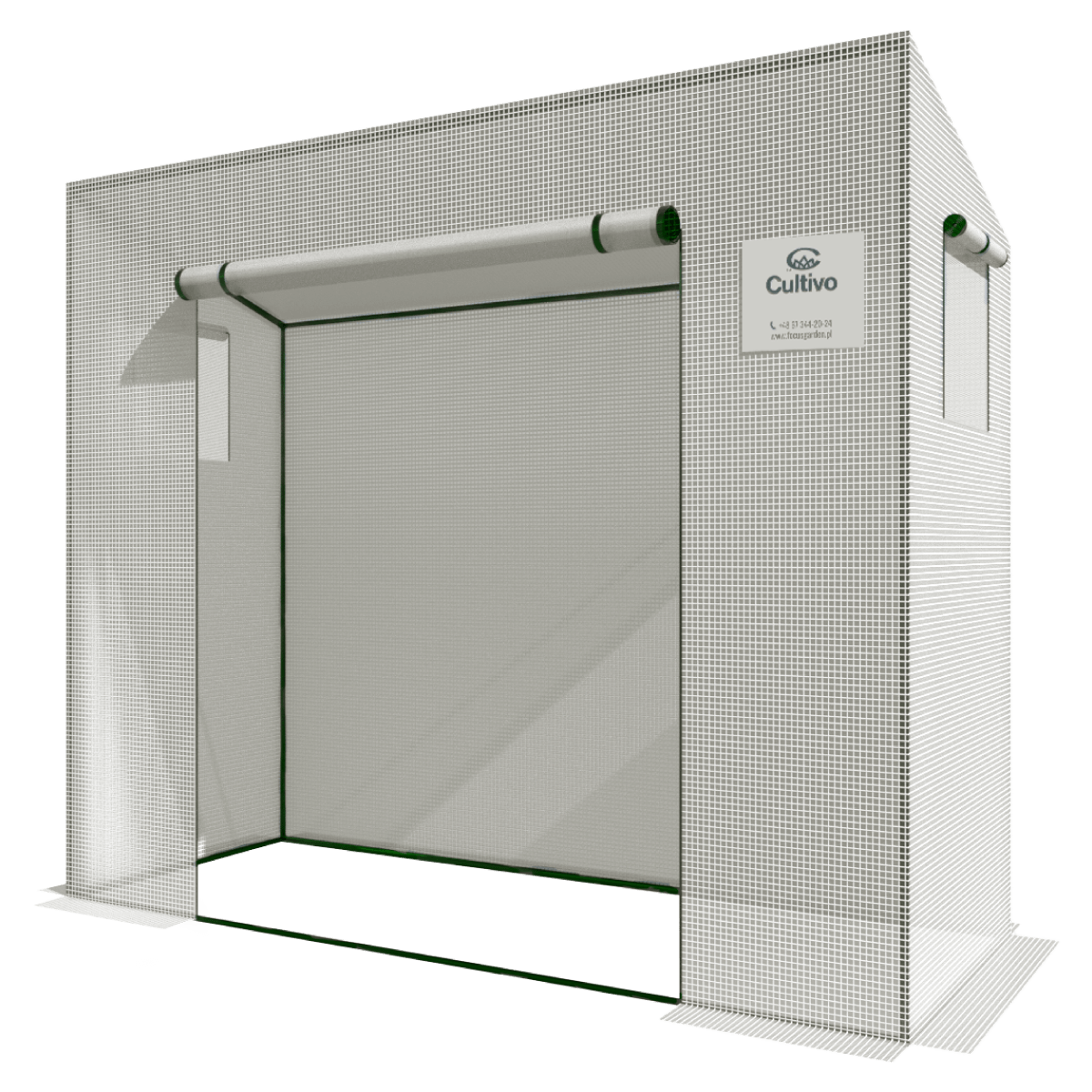 Szklarnia Foliowa Na Pomidory 200X77 Biała