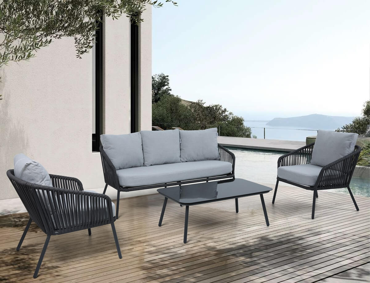 Meble wypoczynkowe ANDERS CAFFE Light Grey