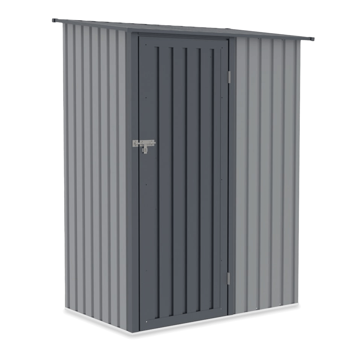 Szopa narzędziowa KENT 143x89cm Light Grey, stalowa, wentylowana, kompaktowy magazyn na narzędzia i akcesoria ogrodowe Hardmaister