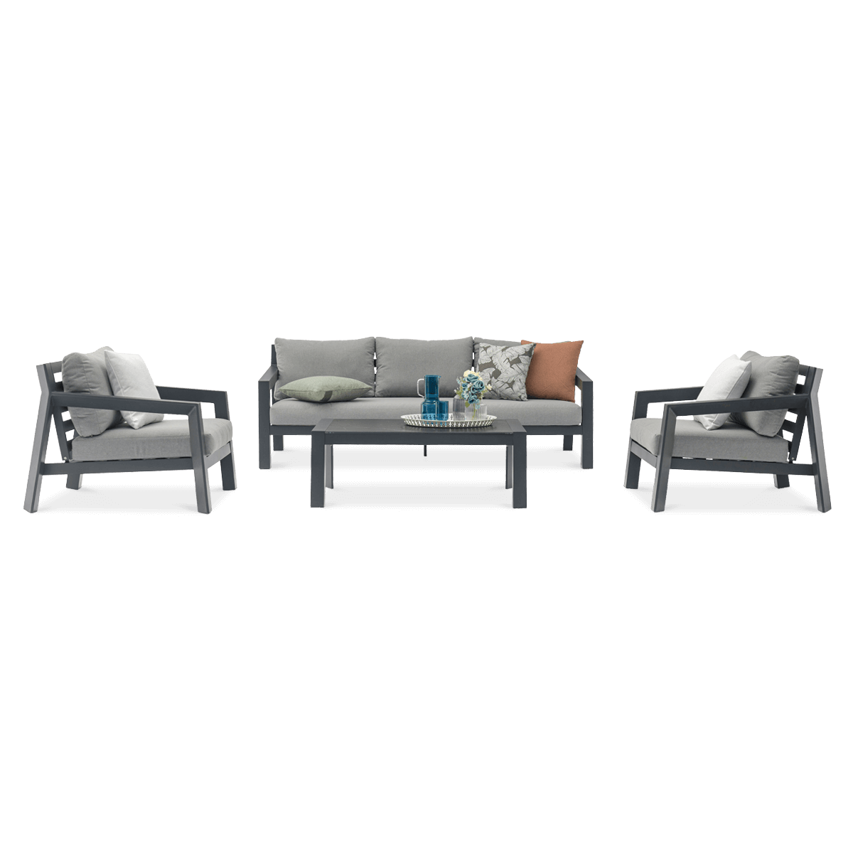 Zestaw mebli HENDERSON CAFFE Anthracite - Focus Garden