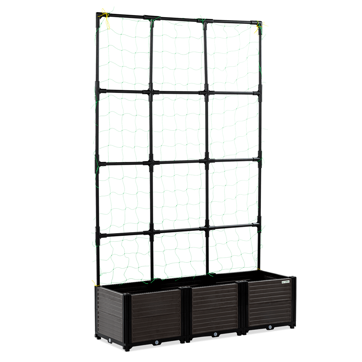 Skrzynia uprawowa + stojak płaski GROW FLAT SET L 126x42x180cm - CULTIVO