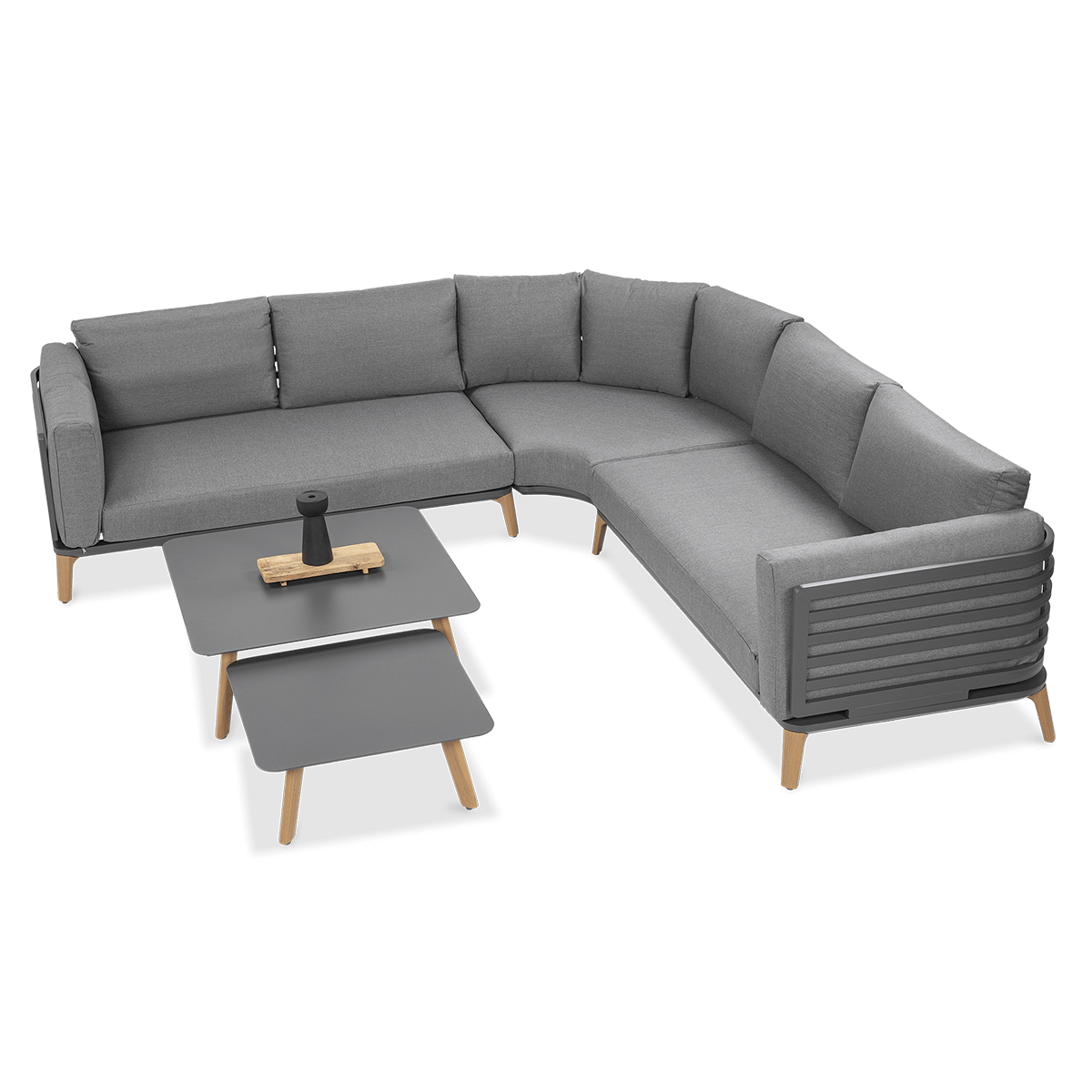 Zestaw Mebli Ogrodowych RADISSON Duży Narożnik Stolik na Taras Ogród