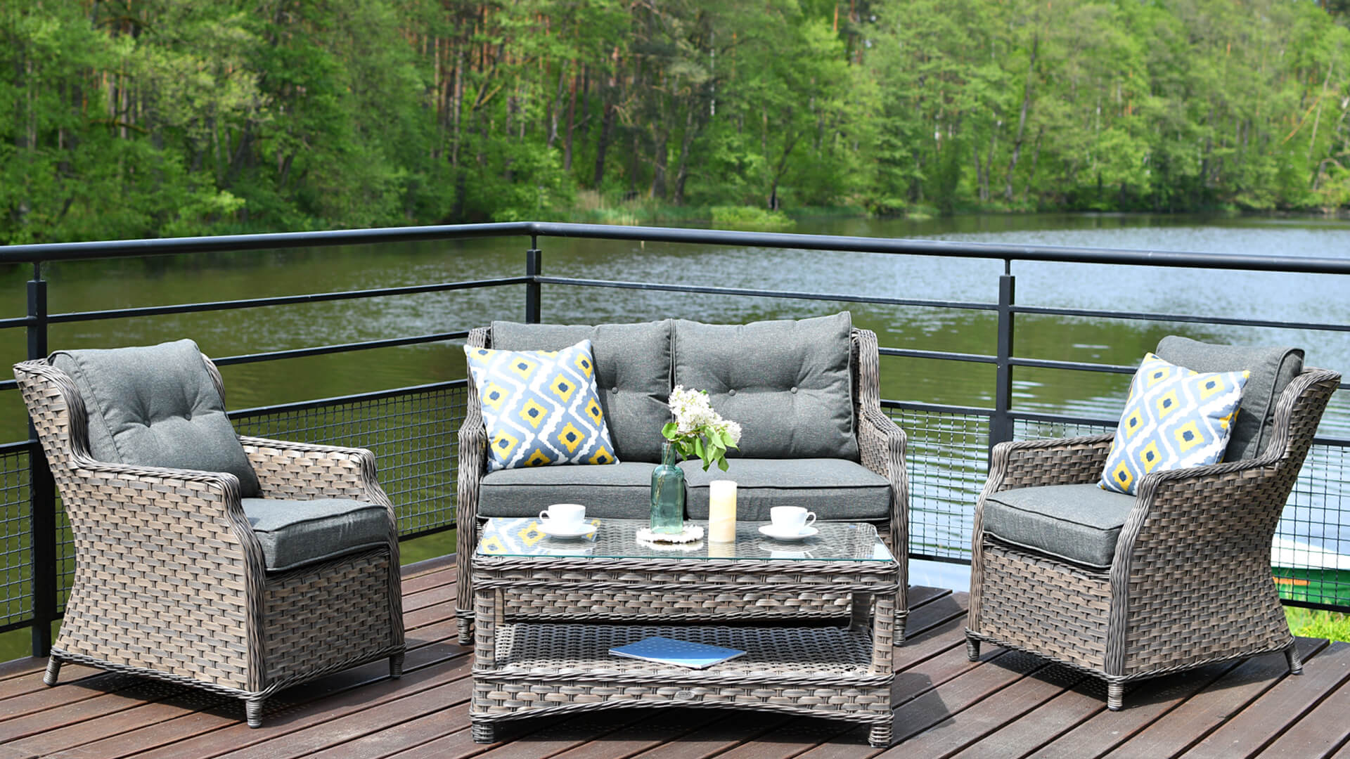 Focus Garden Meble technorattanowe GARDEN Trivento Melange