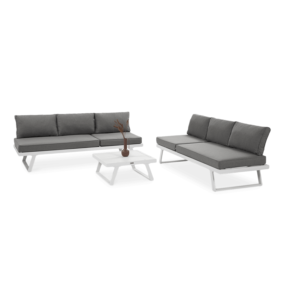 Narożnik Modułowy Aluminiowy Midway White - Focus Garden