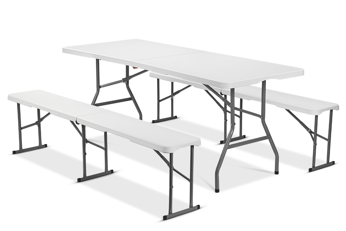 Zestaw CATERINGOWY stół 180 + 2x ławka