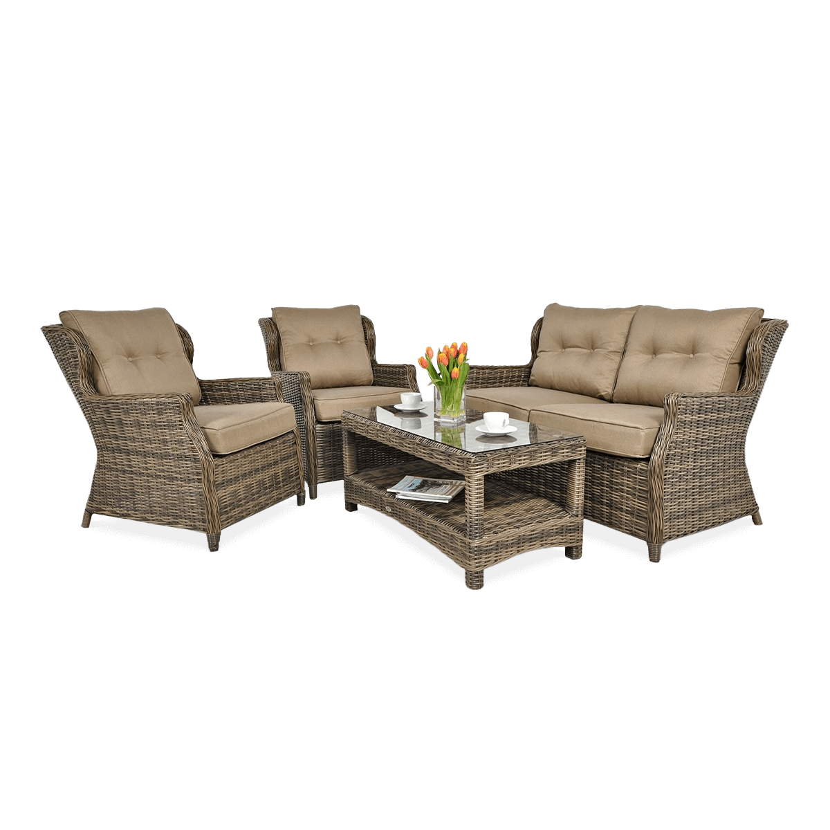 Focus Garden Meble technorattanowe GARDEN Trivento Brown