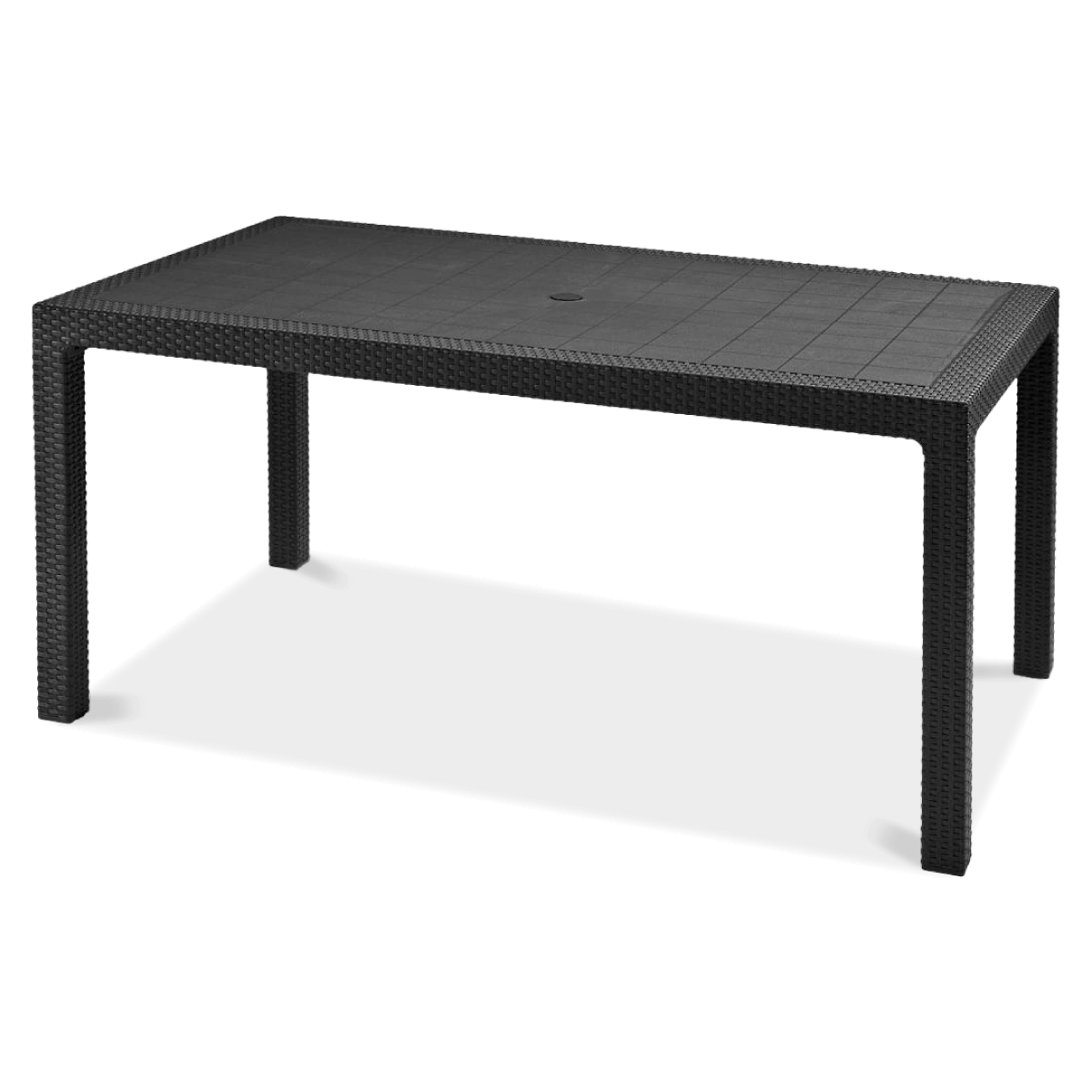 KETER Stół ogrodowy Melody Antracyt 161x95 cm, 17190205 / 224521