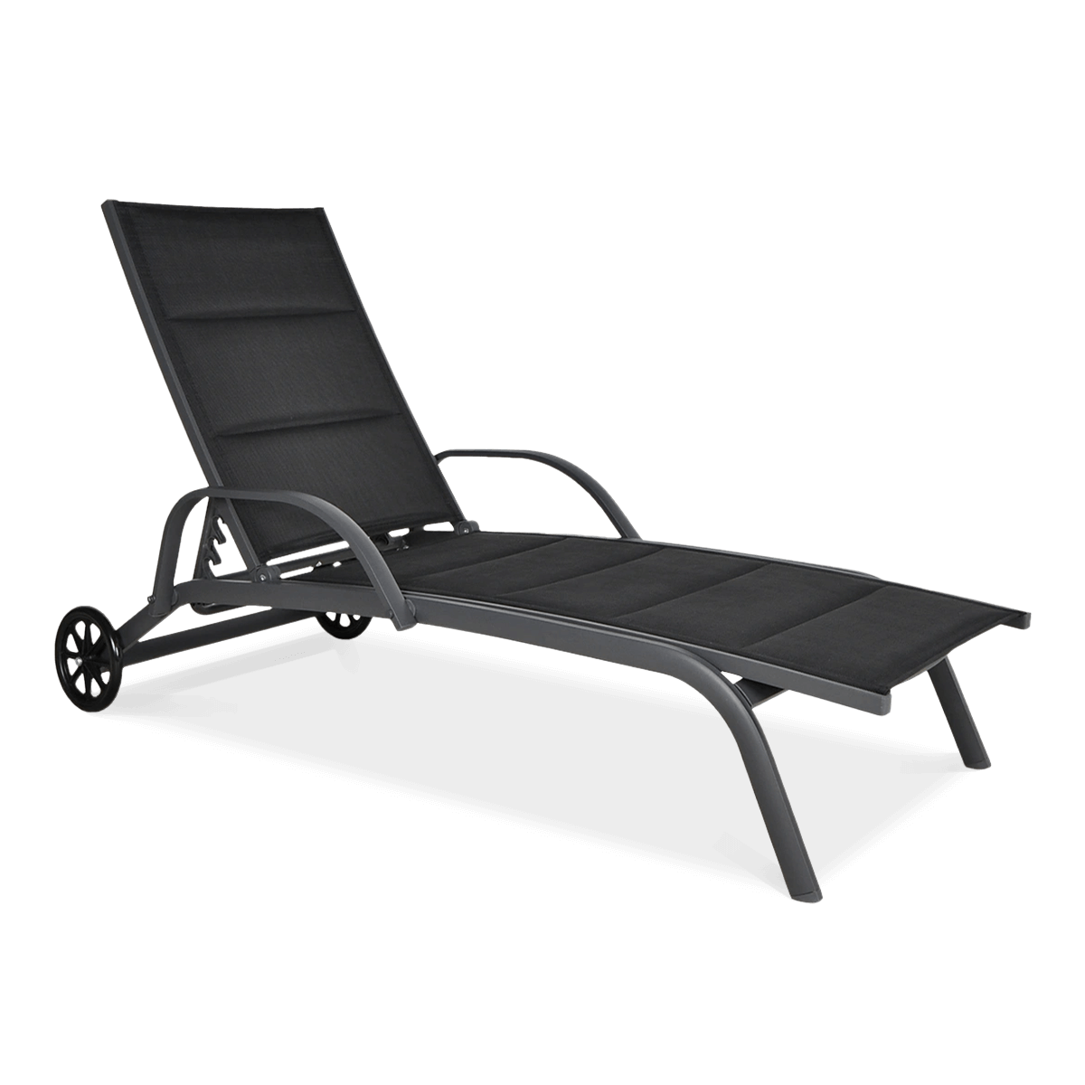 Leżak ogrodowy plażowy Majorka regulowany na taras