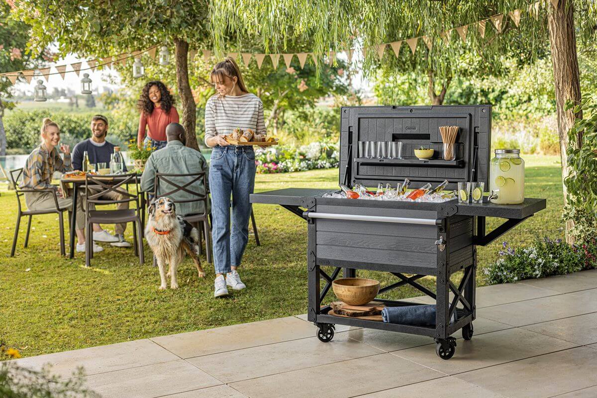 Barek ogrodowy KETER PATIO COOLER & BEVERAGE 255187