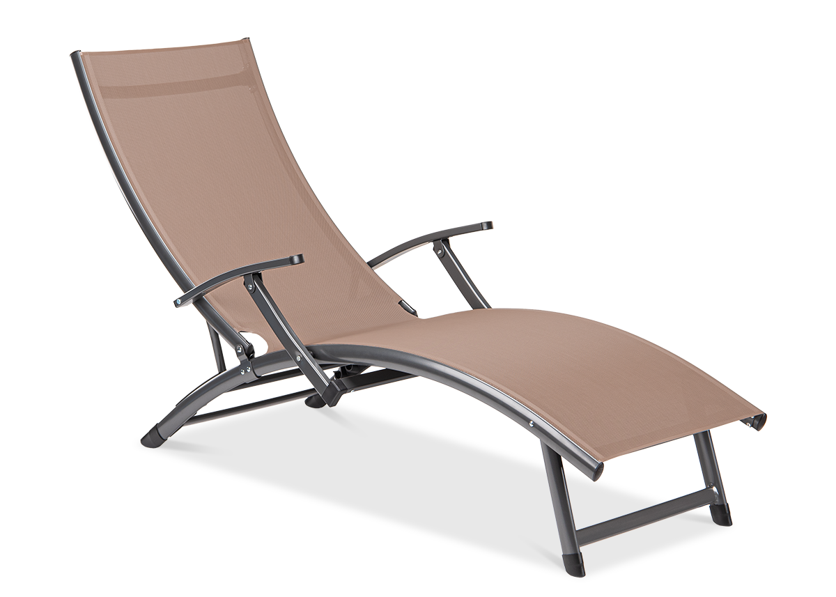 Focus Leżak Relax pozycyjny taupe