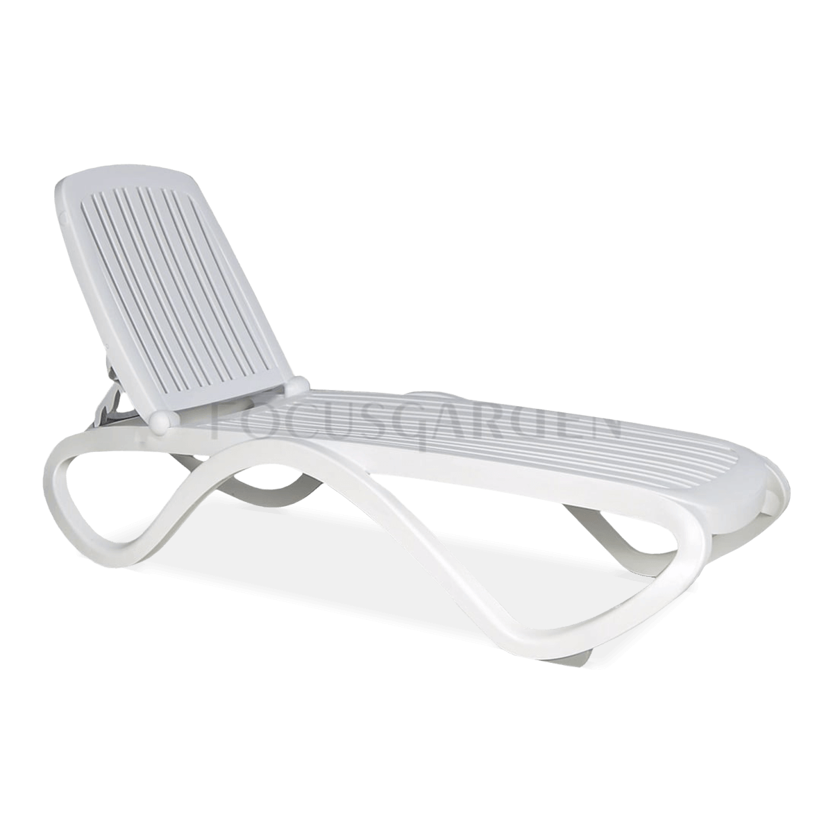 DKWADRAT Leżak Tropico biały 210485
