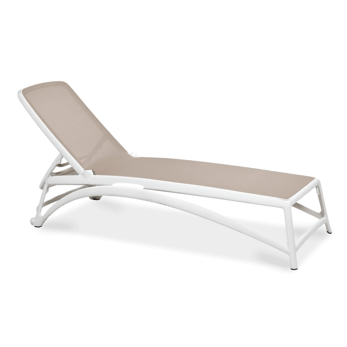 DKWADRAT Leżak Atlantico biały /beżowy 209371