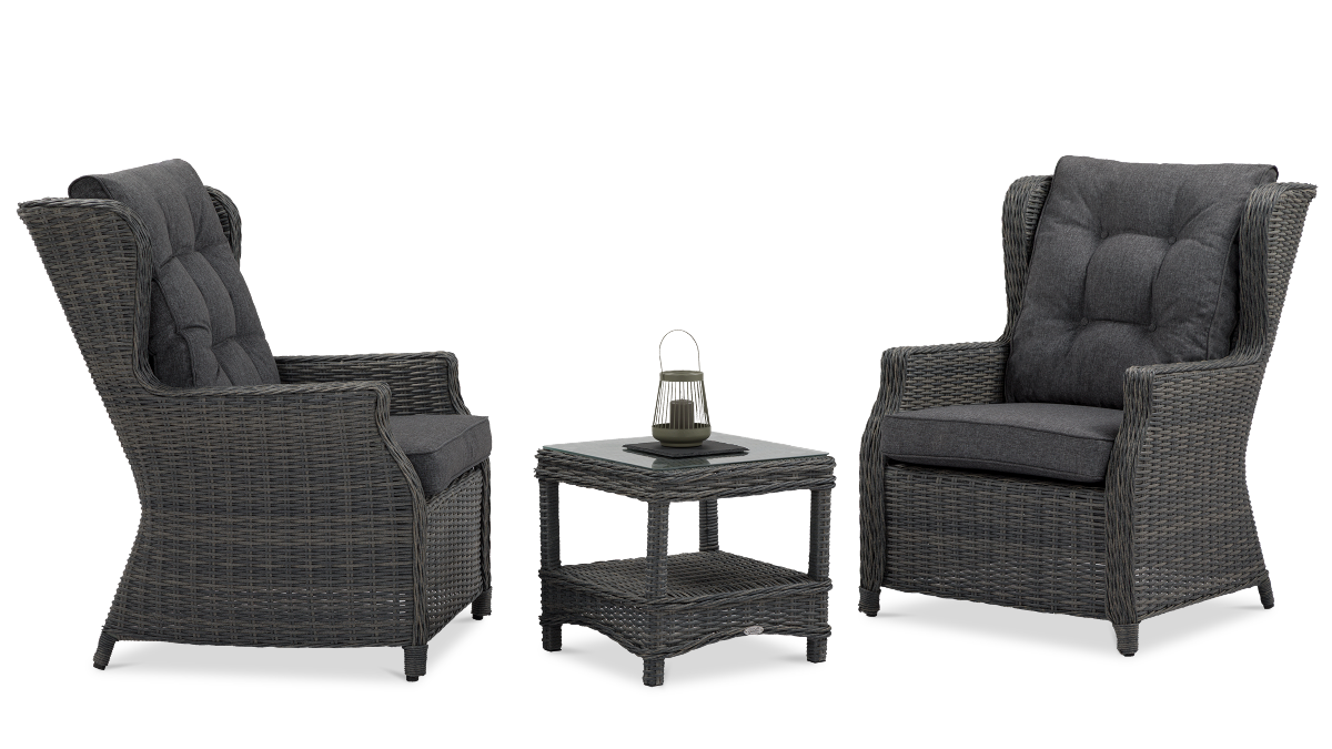 Zestaw wypoczynkowy TRIVENTO DUO Dark Grey