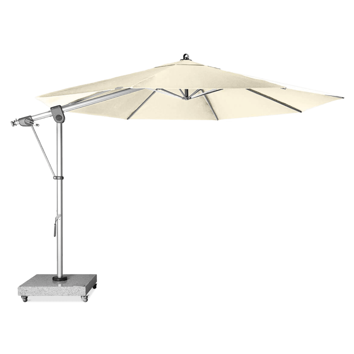 EXPERT 350P - parasol ogrodowy z drążkiem bocznym T820