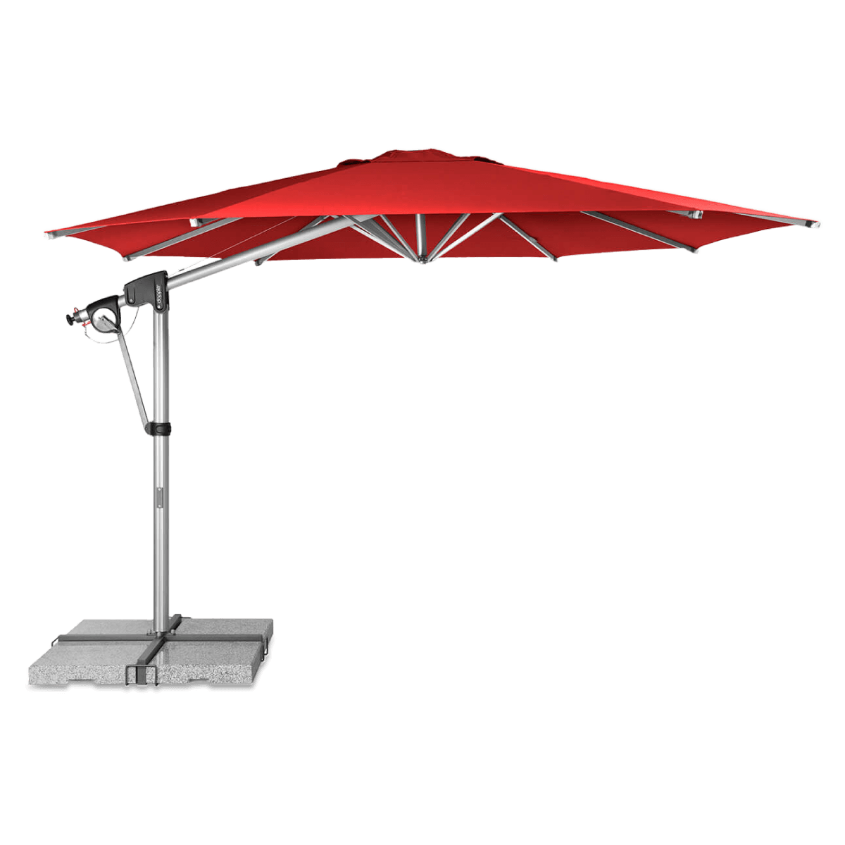 Parasol ogrodowy na wysięgniku Doppler PROTECT 400 P Red