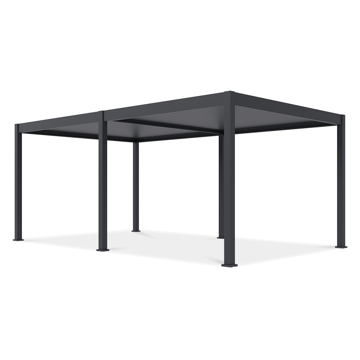 Pergola tarasowa DELUXE Automatic + LED 3,6x6 Anthracite - Gutroof