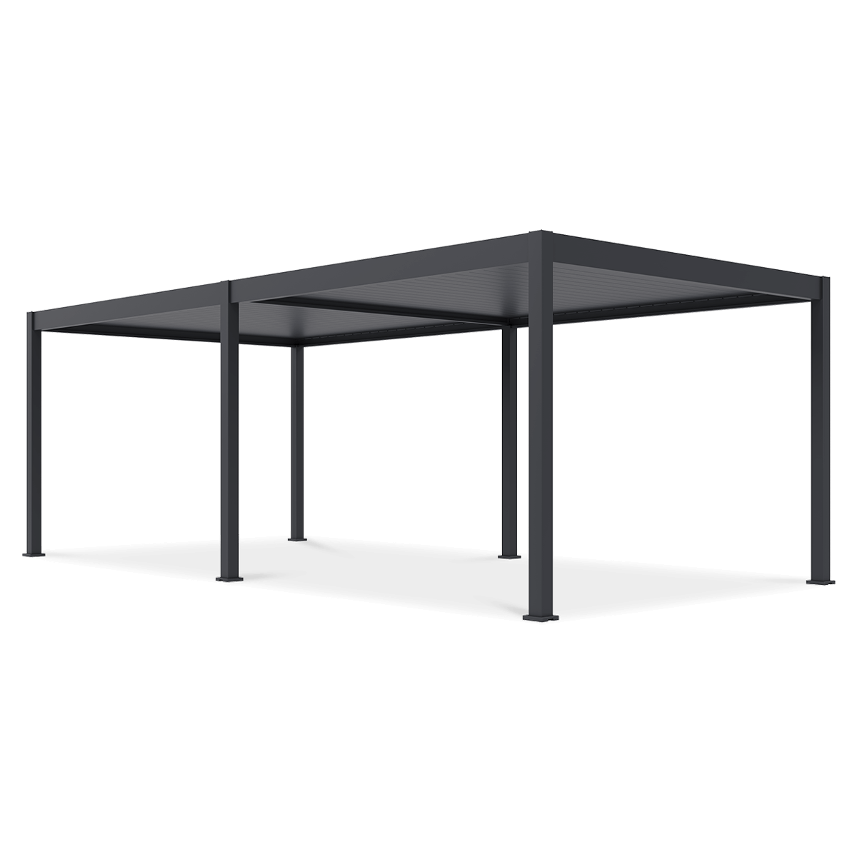 Pergola z oświetleniem LED DELUXE Automatic 3,6x7,2 Anthracite - Gutroof