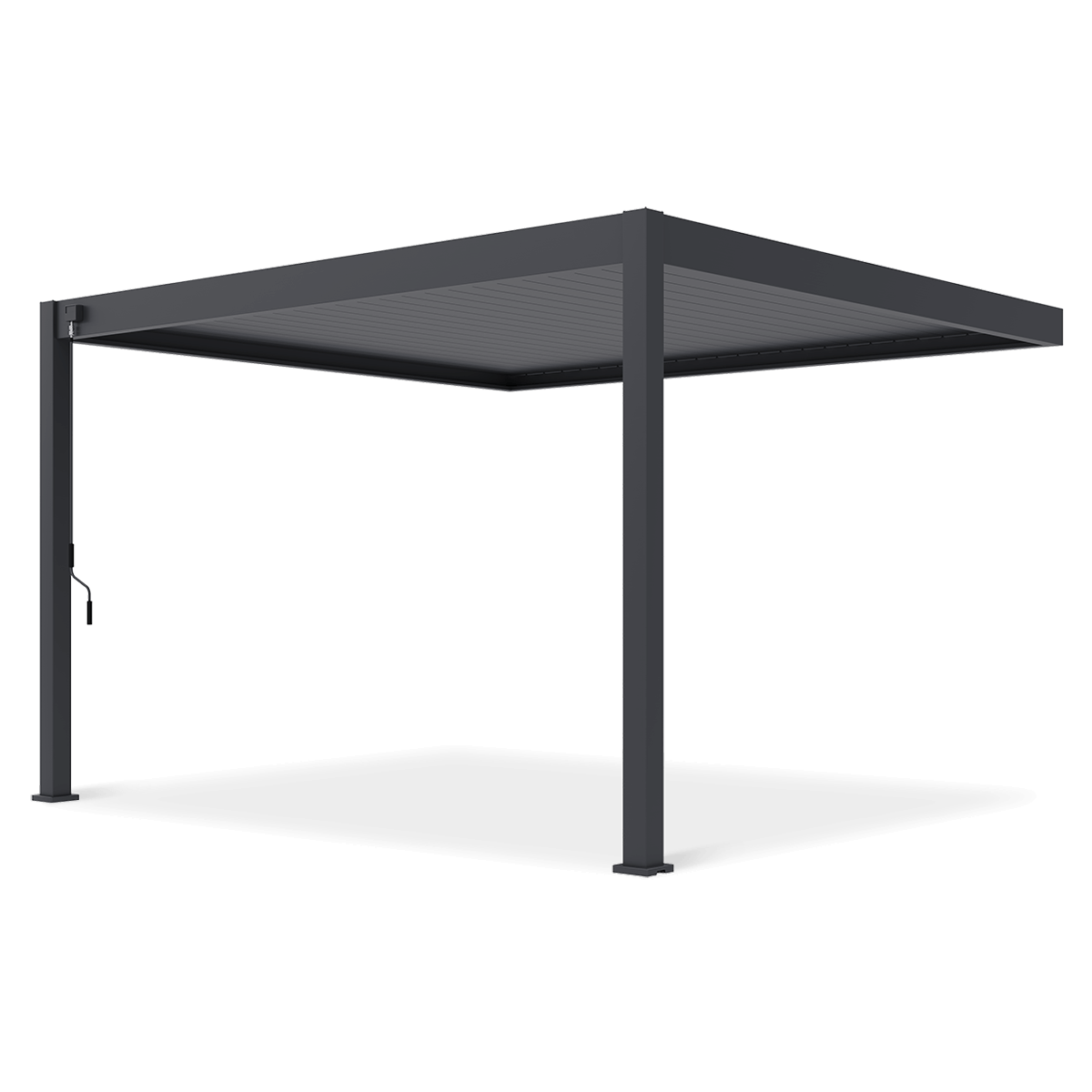 Pergola aluminiowa DELUXE Wall 3,6x4 Anthracite - Gutroof