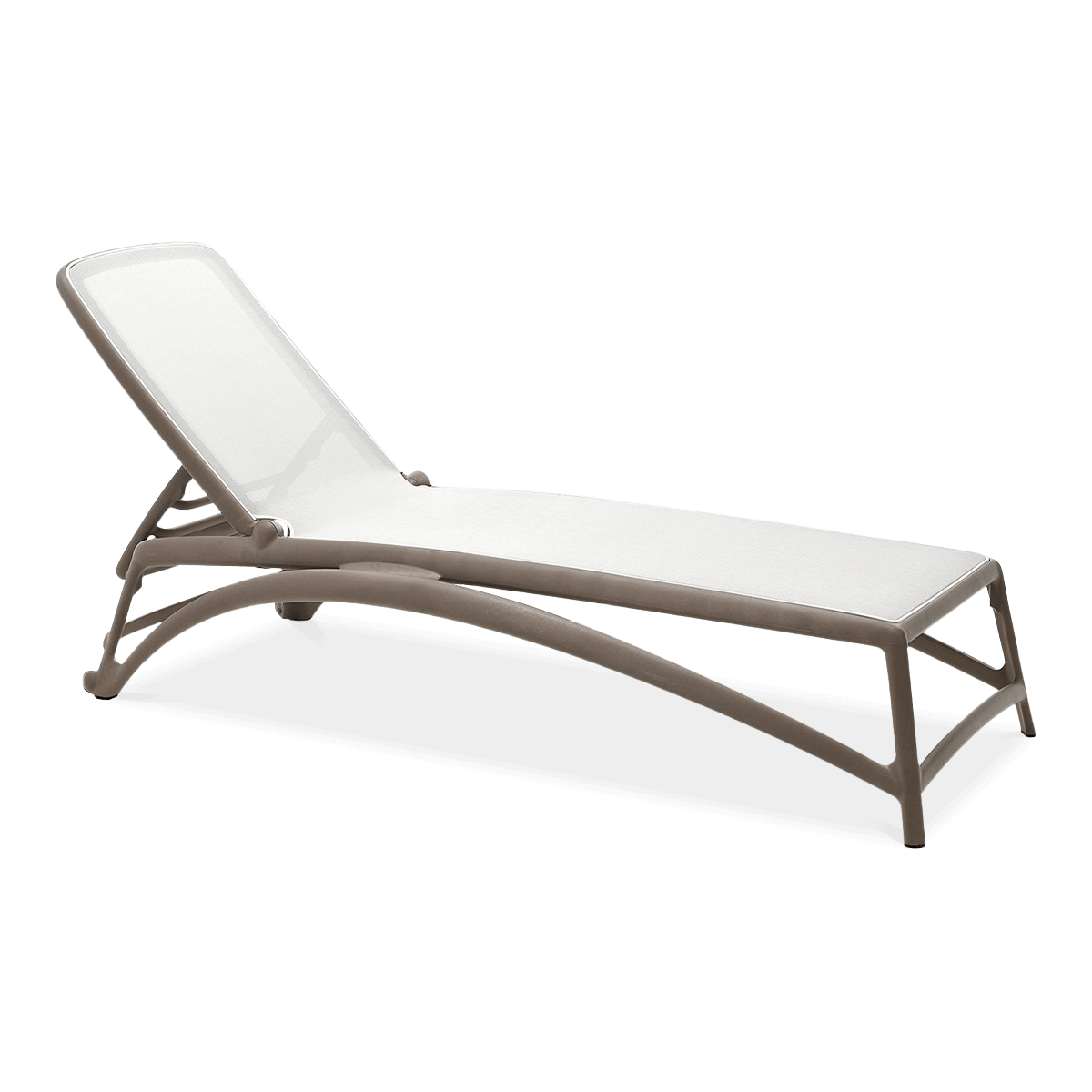 DKWADRAT Leżak Atlantico beżowy /biały 209461