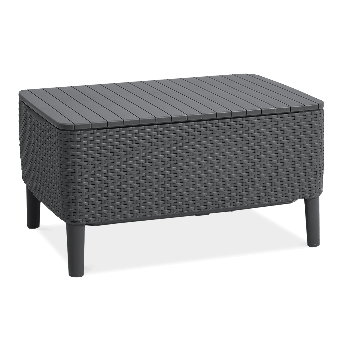 KETER Stolik ogrodowy 56 x 76 cm ze schowkiem SALEMO